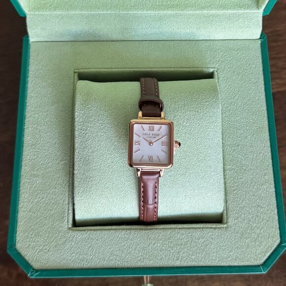 Lola Rose Mother-of-Pearl Leather Strap Watch — NEW in Box - Picture 1 of 7